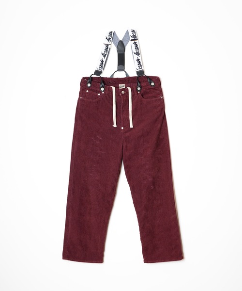 HOLIDAY（ホリデイ）の「DAMAGE CORDUROY SUSPENDER PANTS ダメージコーデュロイサスペンダーパンツ（その他パンツ・レディース・ブラウン/ブルー・32/36）」の2枚目の写真