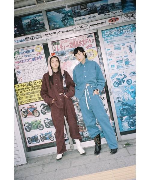 HOLIDAY（ホリデイ）の「DAMAGE CORDUROY SUSPENDER PANTS ダメージコーデュロイサスペンダーパンツ（その他パンツ・レディース・ブラウン/ブルー・32/36）」の12枚目の写真