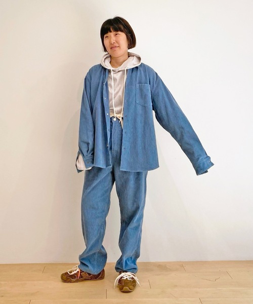 HOLIDAY（ホリデイ）の「DAMAGE CORDUROY SUSPENDER PANTS ダメージコーデュロイサスペンダーパンツ（その他パンツ・レディース・ブラウン/ブルー・32/36）」の11枚目の写真