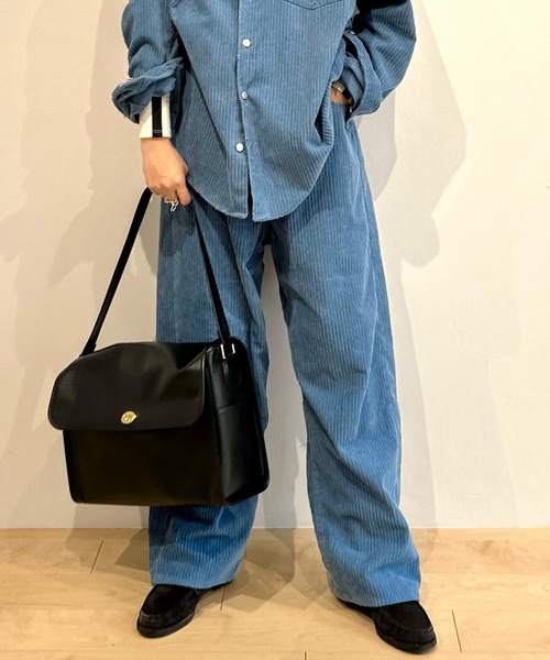 HOLIDAY（ホリデイ）の「DAMAGE CORDUROY SUSPENDER PANTS ダメージコーデュロイサスペンダーパンツ（その他パンツ・レディース・ブラウン/ブルー・32/36）」の9枚目の写真