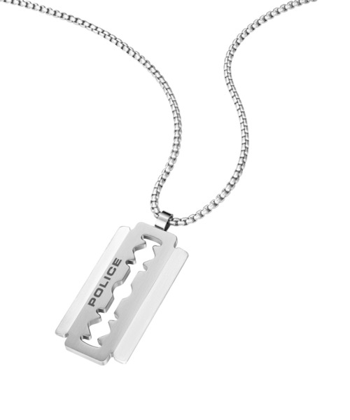 POLICE（ポリス）の「【POLICE】 ポリス ネックレス RAZORBLADE メンズ（ネックレス・メンズ・ゴールド/シルバー・FREE）」の2枚目の写真