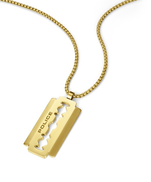 POLICE（ポリス）の「【POLICE】 ポリス ネックレス RAZORBLADE メンズ（ネックレス・メンズ・ゴールド/シルバー・FREE）」の9枚目の写真