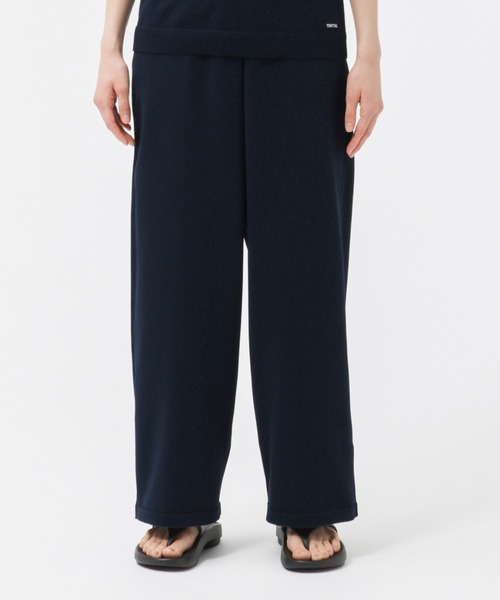 パンツ TENTIAL MIGARU Light Knit LongPants-navy TENTIAL MIGARU Light Knit LongPants-navy