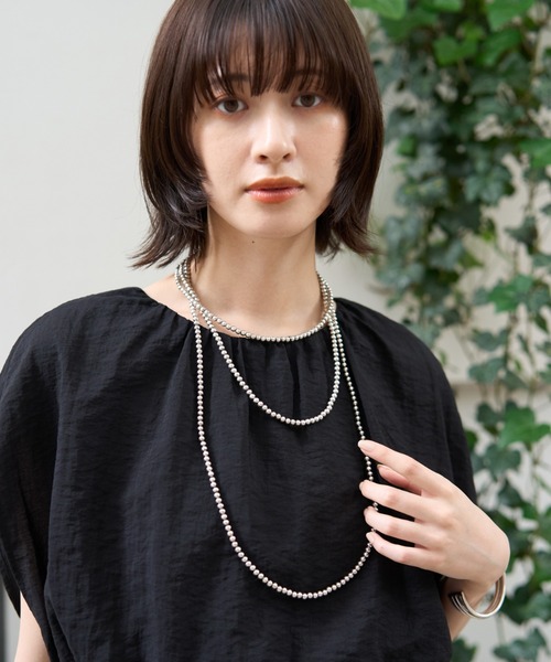 Rouge vif(ルージュヴィフ)の「スーパーロングネックレス(ネックレス・レディース・シルバー・フリー)」の3枚目の写真