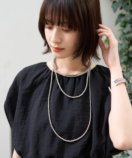 Rouge vif(ルージュヴィフ)の「スーパーロングネックレス(ネックレス・レディース・シルバー・フリー)」の6枚目の写真