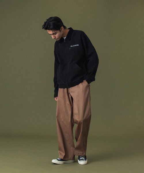 「新品未使用」XLARGE ワークパンツ ブラウン WORK PANTS（その他パンツ）｜XLARGE（エクストララージ）の