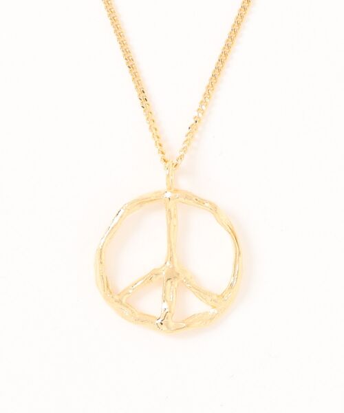 FACETASM（ファセッタズム）の「【FACETASM】FACETASM×Vibe Harslof PEACE NECKLACE / ゴールド [KR-AC-U09]（ネックレス・メンズ・ゴールド・ONESIZE）」の8枚目の写真