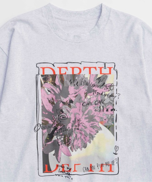 MAISON SPECIAL(メゾンスペシャル)｜Flower Motif T-shirt