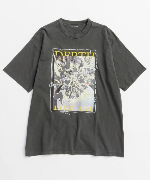 Flower Photo Oversized T-shirt/フラワーフォトオーバーTEE