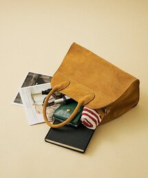 Vimoda ♫ イエロー スウェード ハンドバッグ 肩掛け Vimoda ♫ イエロー スウェード ハンドバッグ 肩掛け