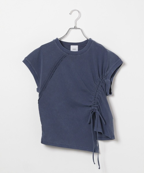GEORGE'S(ジョージズ)の「シャーリングショートTシャツ(その他トップス・レディース・ピンク系その他/ホワイト/ネイビー・MEDIUM/SMALL)」の11枚目の写真