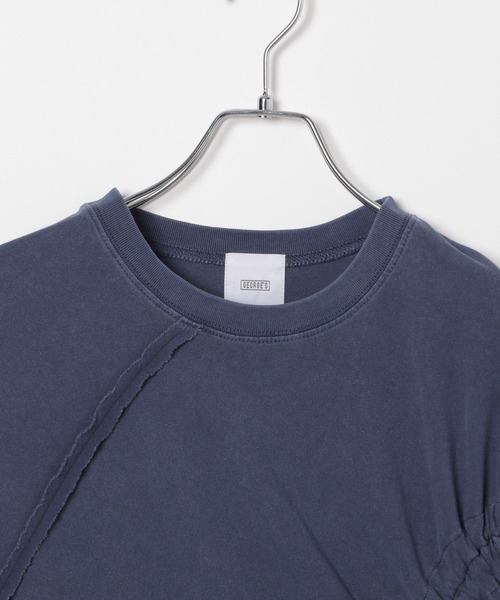 GEORGE'S(ジョージズ)の「シャーリングショートTシャツ(その他トップス・レディース・ピンク系その他/ホワイト/ネイビー・MEDIUM/SMALL)」の13枚目の写真