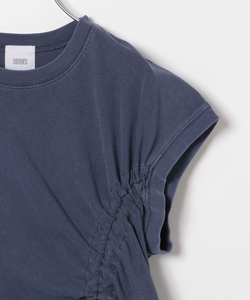 GEORGE'S(ジョージズ)の「シャーリングショートTシャツ(その他トップス・レディース・ピンク系その他/ホワイト/ネイビー・MEDIUM/SMALL)」の14枚目の写真
