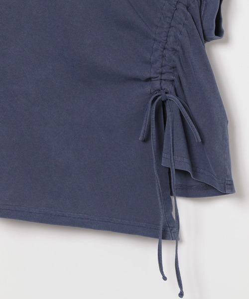 GEORGE'S(ジョージズ)の「シャーリングショートTシャツ(その他トップス・レディース・ピンク系その他/ホワイト/ネイビー・MEDIUM/SMALL)」の15枚目の写真