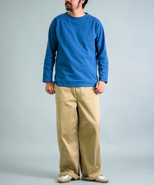 OMNIGOD mens / オムニゴッド ] 8/天竺 ボートネックチューブシャツ