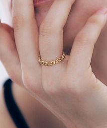 whoseA（フーシー）の「【silver925】 KiheiRing / キヘイチェーンリング（リング）」