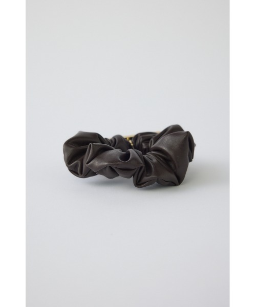 【新品未使用】RIM.ARK ダークブラウン シュシュ　リムアーク Natural stone scrunchie ナチュラルストーンシュシュ（シュシュ