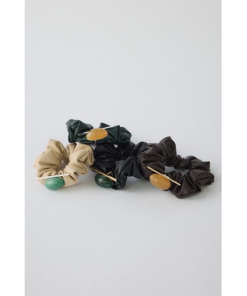 Natural stone scrunchie ナチュラルストーンシュシュ（シュシュ