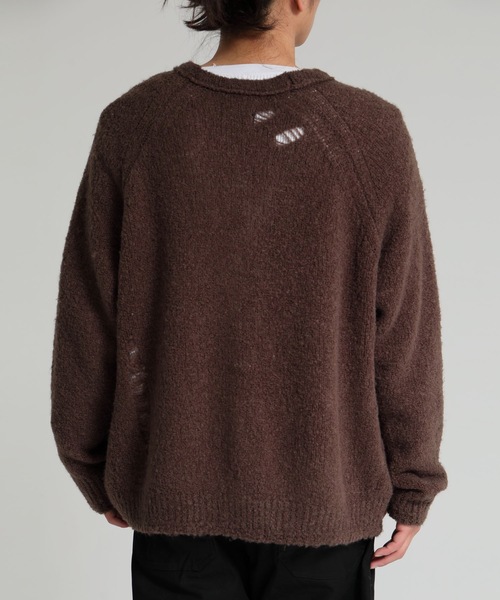 DELUXE（デラックス）の「SAVAGE SNAKEDRIVER（カーディガン/ボレロ・メンズ・ブラック/ブラウン・LARGE/MEDIUM/SMALL）」の4枚目の写真