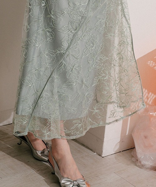DONOBAN（ドノバン）の「【ANDRESD】wave piping frare dress[ウェーブパイピングフレアドレス]（ドレス・レディース・ブラック/イエロー/ミント・S/M/L）」の14枚目の写真