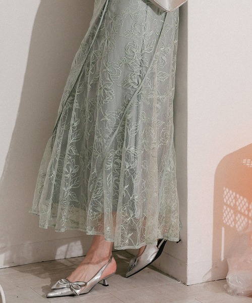 DONOBAN（ドノバン）の「【ANDRESD】wave piping frare dress[ウェーブパイピングフレアドレス]（ドレス・レディース・ブラック/イエロー/ミント・S/M/L）」の21枚目の写真