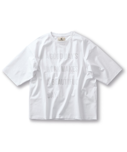 Sunny clouds(サニークラウズ)の「サニークラウズ ビューティフルデイTシャツ〈メンズ〉(Tシャツ/カットソー・メンズ・ブラック/ホワイト/ブルー・M/L/S)」の16枚目の写真