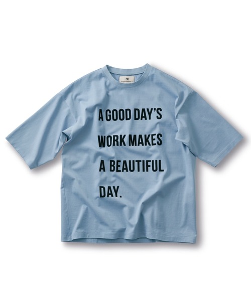 Sunny clouds(サニークラウズ)の「サニークラウズ ビューティフルデイTシャツ〈メンズ〉(Tシャツ/カットソー・メンズ・ブラック/ホワイト/ブルー・M/L/S)」の17枚目の写真