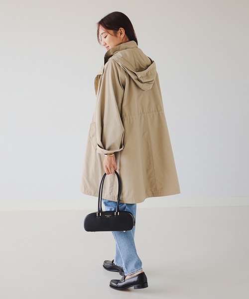 B:MING by BEAMS（ビーミングバイビームス）の「【撥水機能】撥水 ロング マウンテン パーカ（S～M）（マウンテンパーカー・レディース・グリーン系その他4/ブラック/ブラウン系その他・SMALL/MEDIUM）」の5枚目の写真