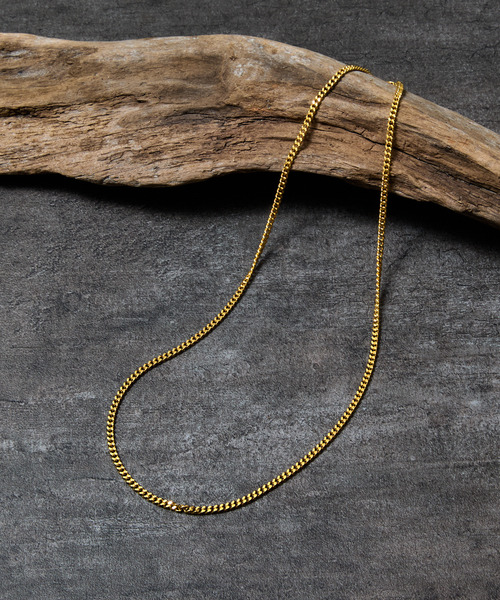 THEFT（セフト）の「THEFT セフト / K18GP キヘイCHAIN NECKLACE シルバー925喜平チェーンネックレス 50cm 18金コーティング（ネックレス・メンズ・ゴールド・50cm）」の4枚目の写真
