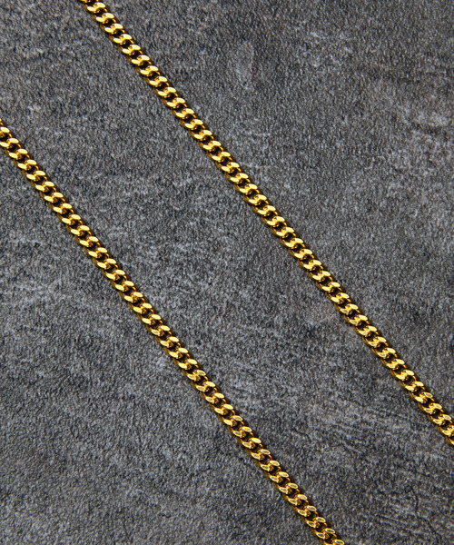 THEFT（セフト）の「THEFT セフト / K18GP キヘイCHAIN NECKLACE シルバー925喜平チェーンネックレス 50cm 18金コーティング（ネックレス・メンズ・ゴールド・50cm）」の8枚目の写真