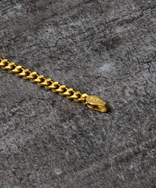 THEFT（セフト）の「THEFT セフト / K18GP キヘイCHAIN NECKLACE シルバー925喜平チェーンネックレス 50cm 18金コーティング（ネックレス・メンズ・ゴールド・50cm）」の9枚目の写真