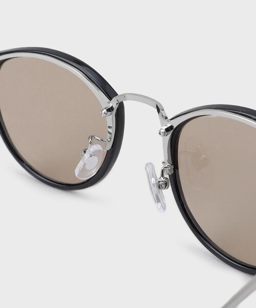 tk.TAKEO KIKUCHI(ティーケータケオキクチ)の「メタルフレームアイウェア(サングラス・メンズ・ブラック/ブラック系/ダークブラウン系/シルバー・00)」の9枚目の写真