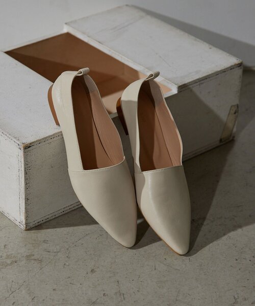 GALLARDAGALANTE（ガリャルダガランテ）の「【2.718】ソフトスリッポン（スリッポン・レディース・ブラック/オフホワイト/シャンパン・36/37/38/39）」の4枚目の写真