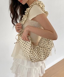 by muni:r | ドットシャーリングバッグ(ショルダーバッグ)