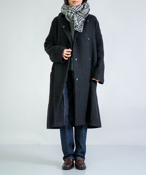 Honnete] Shawl Collar Coat / ショールカラーコート | Domingo