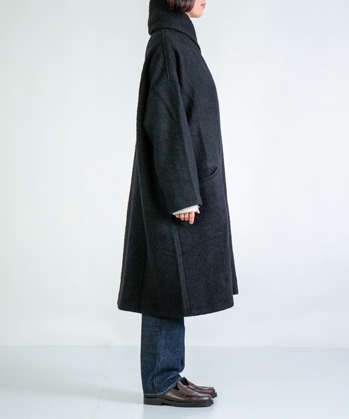 Honnete] Shawl Collar Coat / ショールカラーコート | Domingo