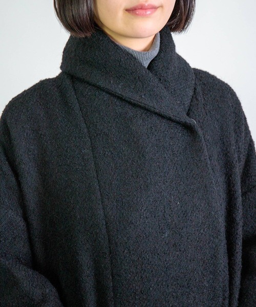 Honnete] Shawl Collar Coat / ショールカラーコート | Domingo