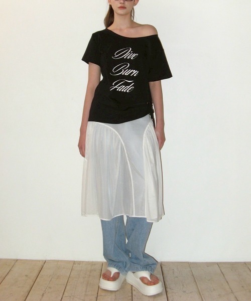 トップス CRANK Lace String Off Shoulder Top_White MUSINSA | CRANK Lace String Off Shoulder Top_White
