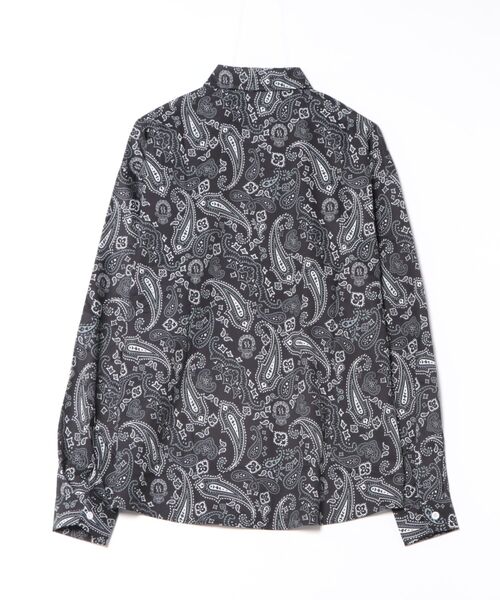 B.I.D.(ビーアイディー)の「《バンダナ柄長袖シャツ/ペイズリー柄(シャツ/ブラウス・レディース・ブラック/ホワイト・FREE)」の3枚目の写真