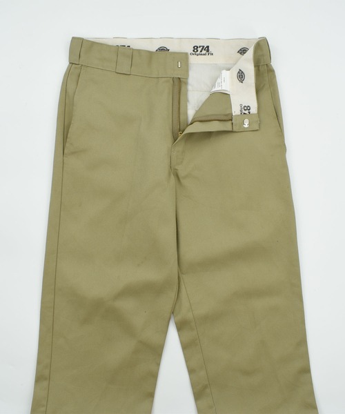 LABORATORY R(ラボラトリーアール)の「【USED】Dickies 874 チノクロスパンツ(チノパンツ・メンズ・カーキ・MEDIUM)」の2枚目の写真