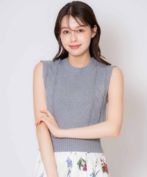 NOELA（ノエラ）の「ケーブルノースリニット（ニット/セーター）」
