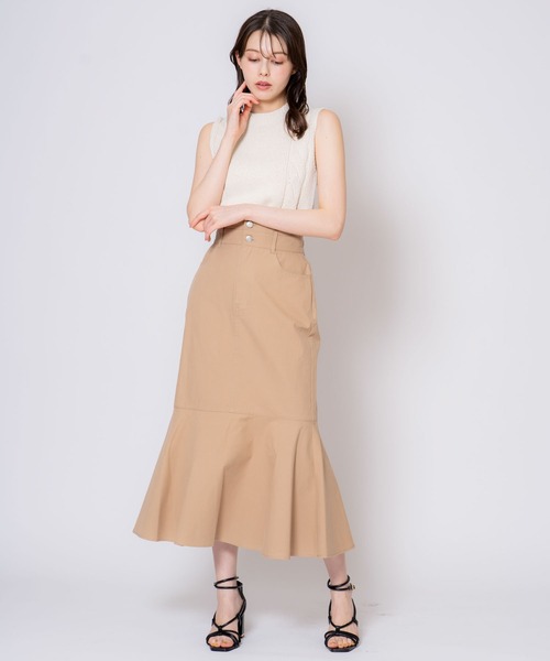 NOELA(ノエラ)の「ケーブルノースリニット(ニット/セーター・レディース・ネイビー/オフホワイト/グレー・フリー)」の22枚目の写真