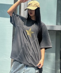 A'GEM/9 × .kom 『A'gem/エージェム』 スターパターンTシャツ