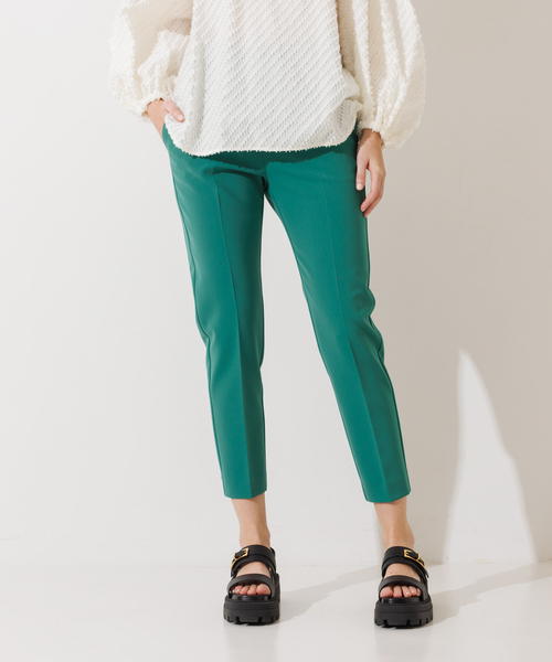 DESIGNWORKS（デザインワークス）の「ダブルクロスパンツ（その他パンツ・レディース・ライトブルー/ラベンダー/グリーン/イエロー・38/36/34/40）」の2枚目の写真