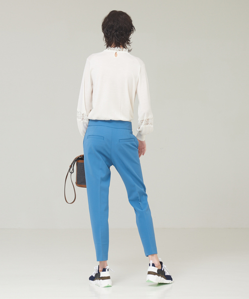 DESIGNWORKS（デザインワークス）の「ダブルクロスパンツ（その他パンツ・レディース・ライトブルー/ラベンダー/グリーン/イエロー・38/36/34/40）」の16枚目の写真