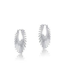 【金属アレルギー対応】ープピアス GRETA SUNBURST HOOP