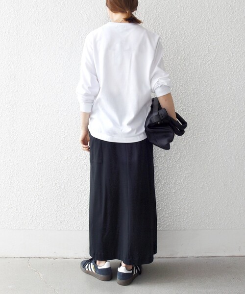 SHIPS any別注】LACOSTE:〈洗濯機可能〉ピケ クルーネック ロンT 25AW