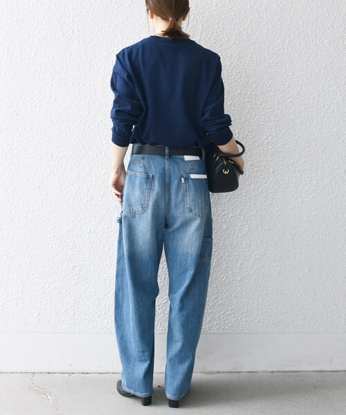 LACOSTE(ラコステ)の「【SHIPS any別注】LACOSTE:〈洗濯機可能〉ピケ クルーネック ロンT 26AW(Tシャツ/カットソー・レディース・ホワイト/ネイビー/ワイン・ONE SIZE)」の22枚目の写真