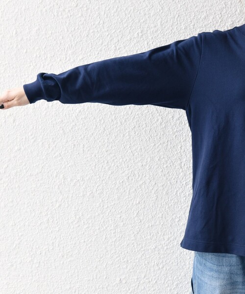 SHIPS any別注】LACOSTE:〈洗濯機可能〉ピケ クルーネック ロンT 25AW