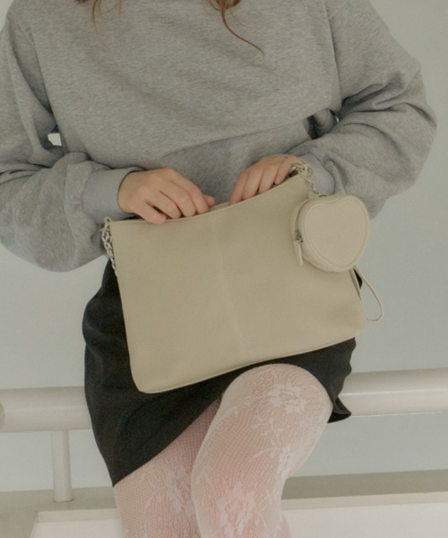 バッグ yunn 2way heart chain bag / 2wayハートチェーンバッグ（ショルダーバッグ